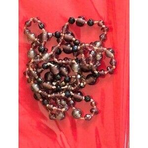 Murano Glass Beaded Necklace 1970’s New Clasp